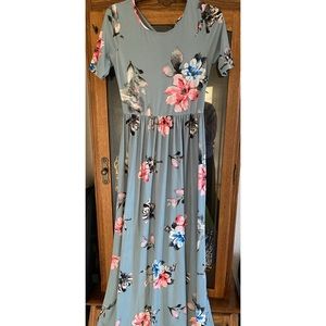 Floral maxi dress